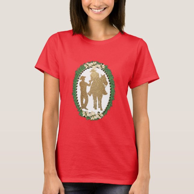 Camiseta Caballo Vaquero Occidental (Anverso)