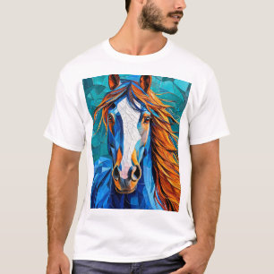 Camiseta Caballo Vidrio Emplomado