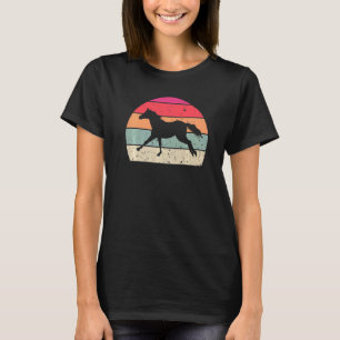 Camiseta Caballo Vintage Silueta De Caballo Retro Lindo Fa