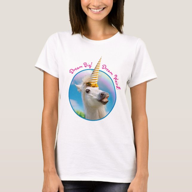 Camiseta Caballo Y Arcoiris De Unicornio Fiesta (Anverso)