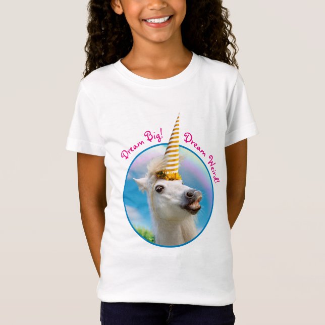 Camiseta Caballo Y Arcoiris De Unicornio Fiesta (Anverso)