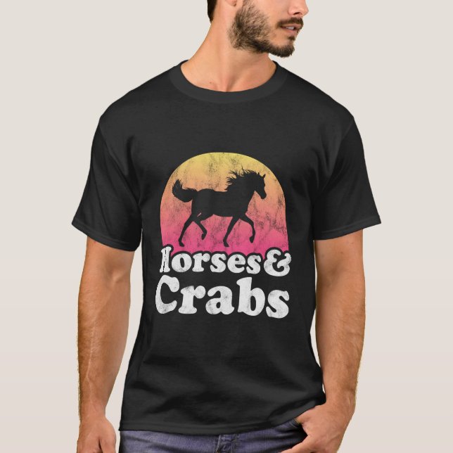 Camiseta Caballo Y Cangrejo O Cangrejo De Caballo (Anverso)