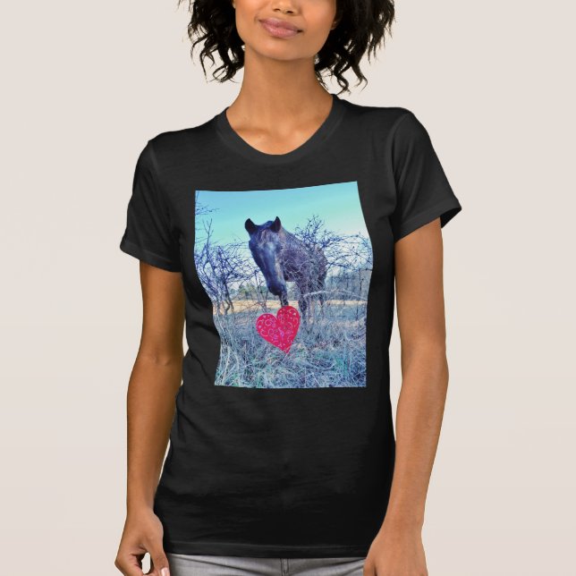 Camiseta Caballo y corazón (Anverso)
