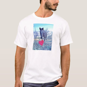 Camiseta Caballo y corazón