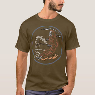 Camiseta Caballo y cráneo