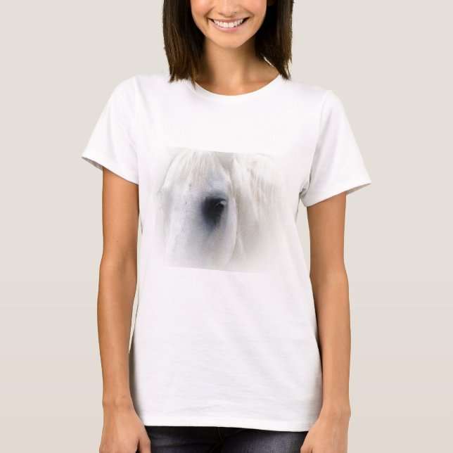 Camiseta Caballo y floral (Anverso)