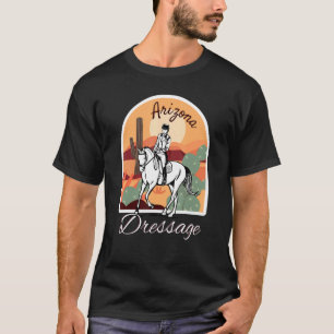 Camiseta Caballo y jinete de Arizona con paisaje