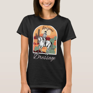 Camiseta Caballo y jinete de Arizona con paisaje