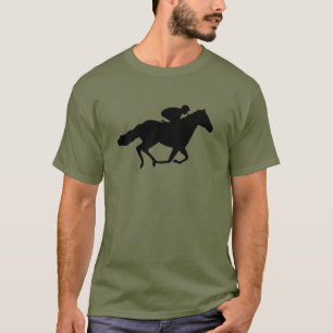Camiseta Caballo y jinete de raza