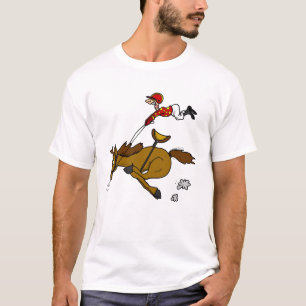 Camiseta caballo y jockey