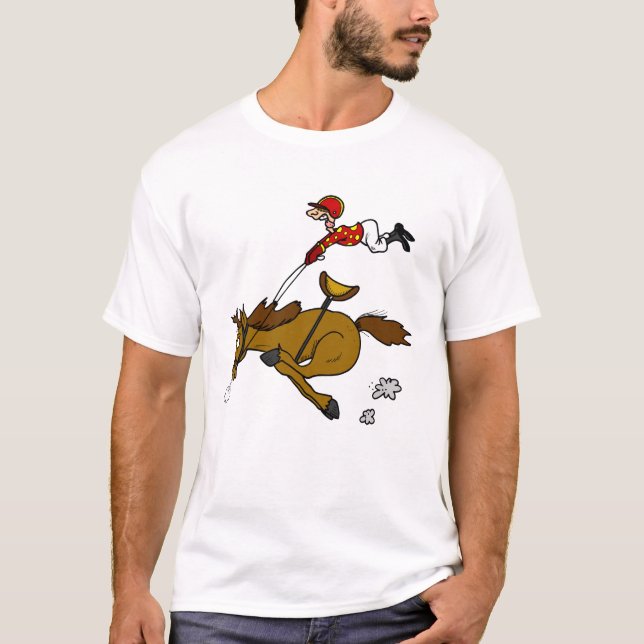 Camiseta caballo y jockey (Anverso)