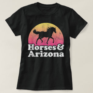 Camiseta Caballo y Mujeres o Chicas de Arizona Caballos