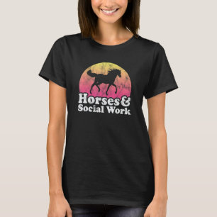 Camiseta Caballo Y Mujeres O Niñas Trabajadoras Sociales Ca