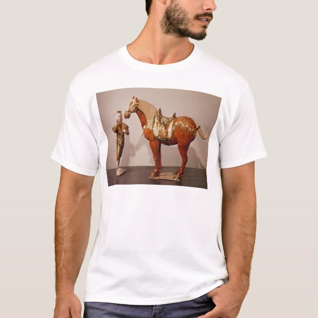 Camiseta Caballo y novio, dinastía Tang (Anverso)