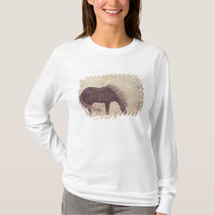 Camiseta Caballo y novio en invierno