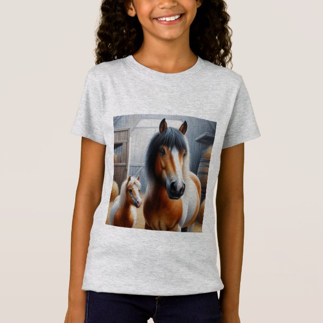 Camiseta Caballo y Pony (Anverso)