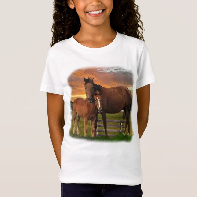 Camiseta Caballo y pony (Anverso)