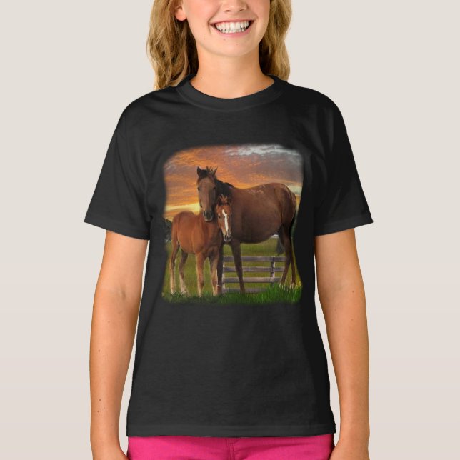 Camiseta Caballo y pony (Anverso)