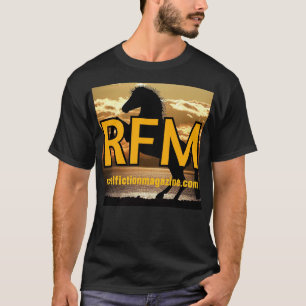 Camiseta Caballo y puesta de sol de la revista de ficción r