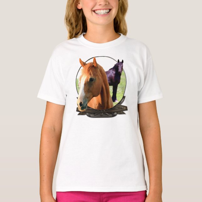 Camiseta Caballos (Anverso)