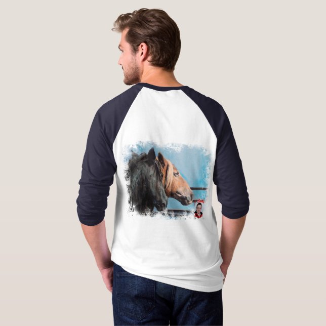 Camiseta Caballos (Reverso completo)