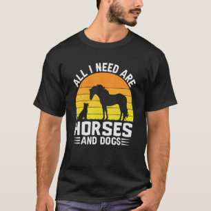 Camiseta Caballos, Chicas, hombres y mujeres que aman los c