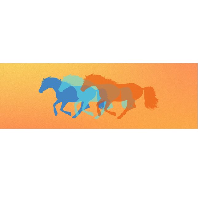 Camiseta Caballos Coloridos Corriendo (Subido por el creador)