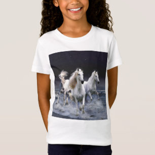 Camiseta Caballos corriendo lanzando almohada