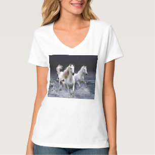 Camiseta Caballos corriendo lanzando almohada