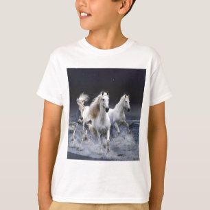 Camiseta Caballos corriendo lanzando almohada