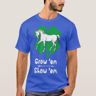 Camiseta Caballos Creciendo Amor, Mostrando Coste Ganadero