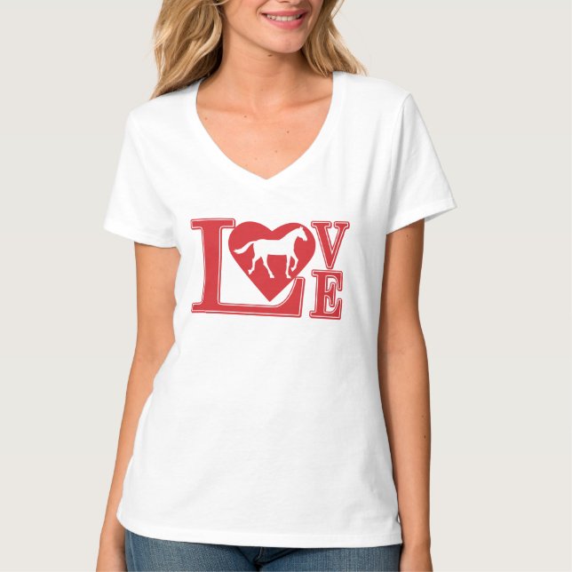 Camiseta Caballos de amor (Anverso)