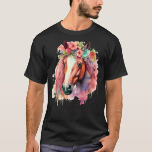 Camiseta Caballos de amor, vida en la silla, amante de los