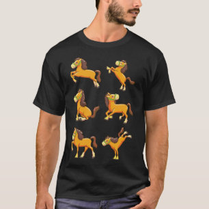 Camiseta Caballos de caballo lindo montar regalo idea de re