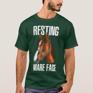 Camiseta Caballos de caballo ponis montando caballo retro e