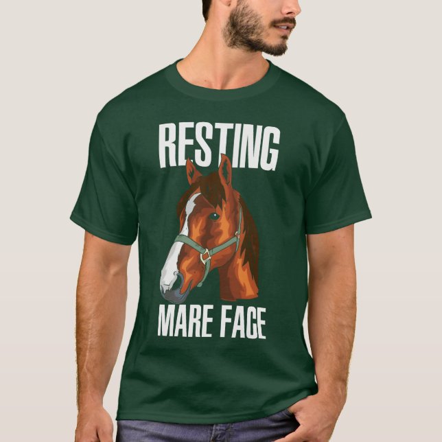 Camiseta Caballos de caballo ponis montando caballo retro e (Anverso)