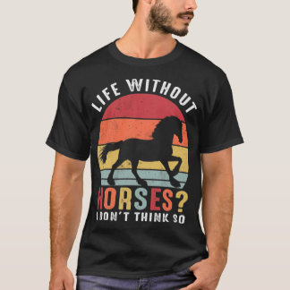Camiseta Caballos de caballos Carreras de caballos montando