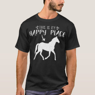 Camiseta Caballos de caballos Carreras de caballos montando