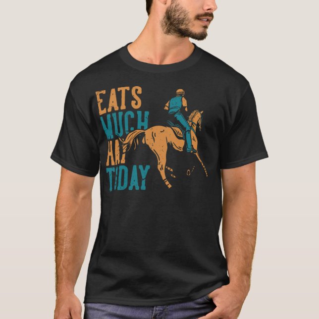 Camiseta Caballos de caballos Cute Riding Gift Idea de árab (Anverso)