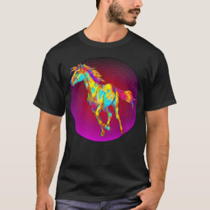 Camiseta Caballos de caballos Montar en galope ecuestre