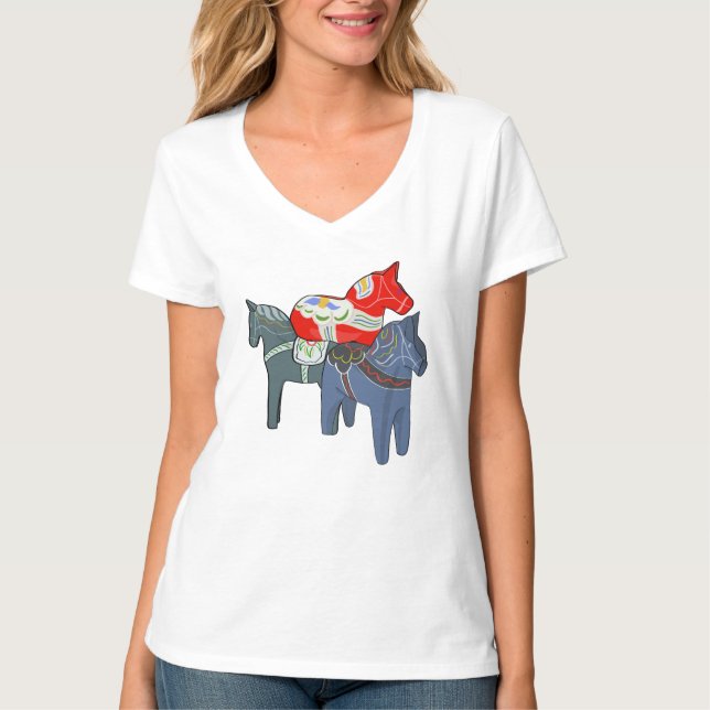 Camiseta Caballos de Dala (Anverso)