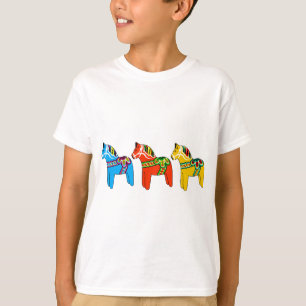 Camiseta Caballos de Dala del sueco