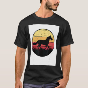 Camiseta Caballos de equitación ecuestres retro graficos