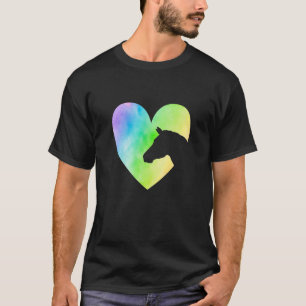 Camiseta Caballos de equitación ecuestristas con mucho amor
