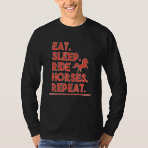 Camiseta Caballos de equitación para hombres 1