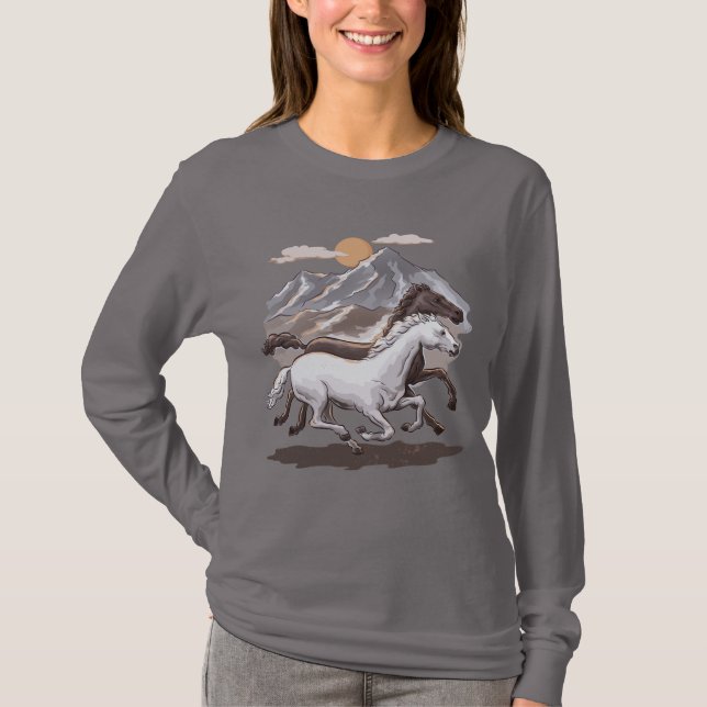 Camiseta Caballos de Galloping (Anverso)