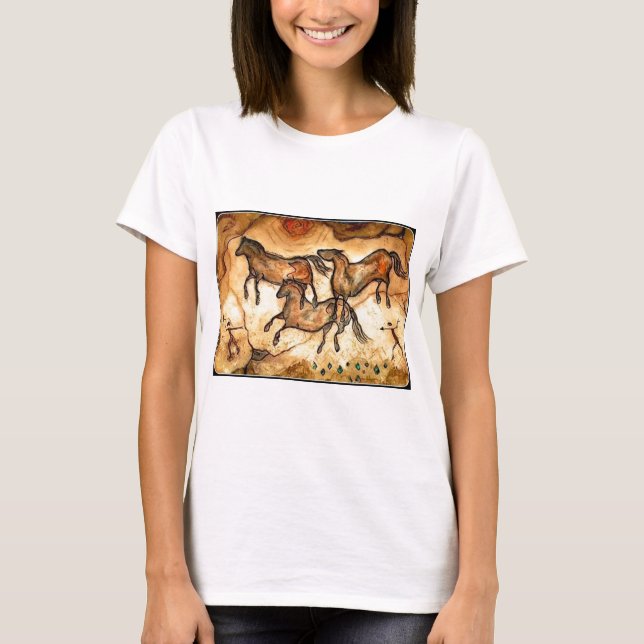 Camiseta Caballos de la cueva ** (Anverso)