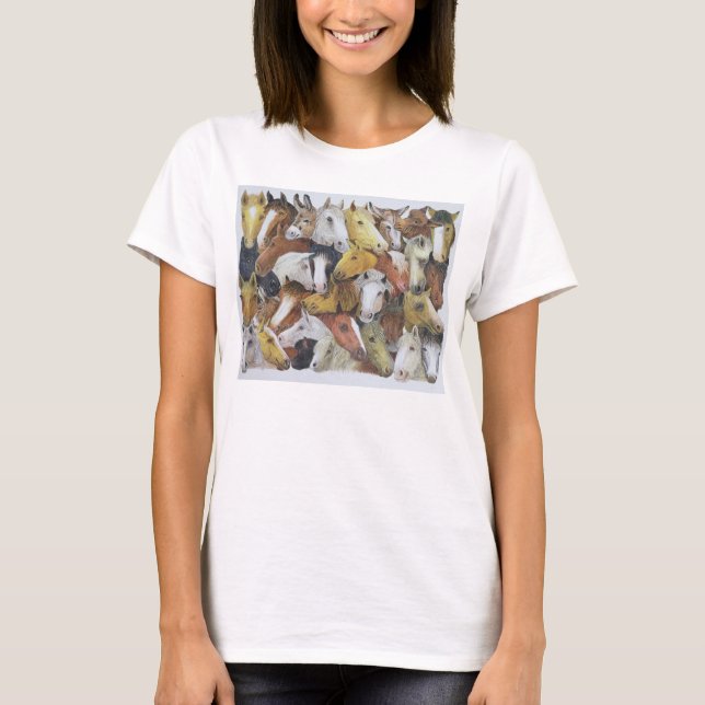 Camiseta Caballos de los caballos (Anverso)