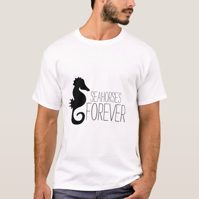 Camiseta Caballos de mar para siempre (Anverso)