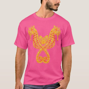 Camiseta Caballos de mar sujetando el tatuaje tribal de las